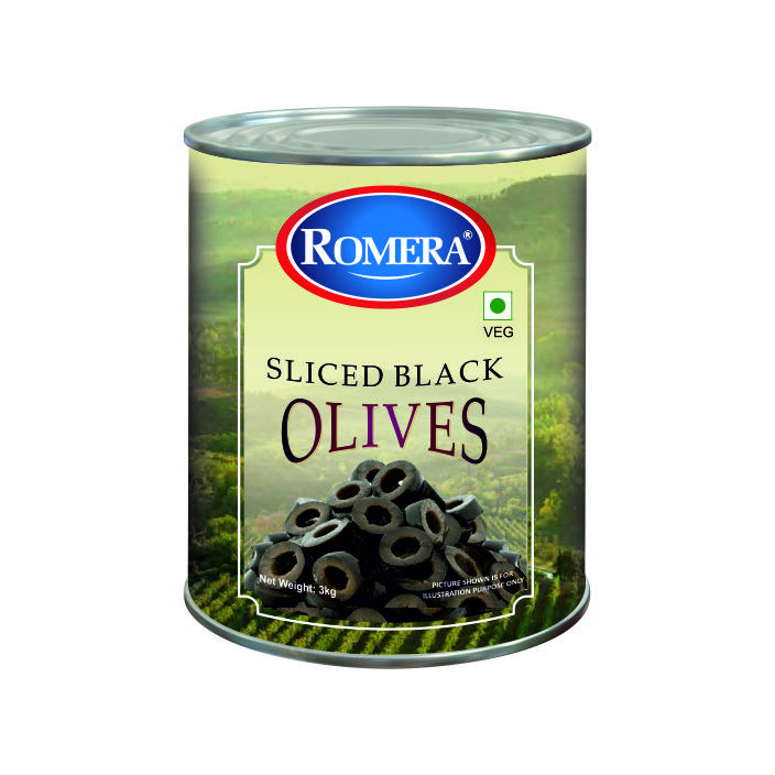 Sliced Black Olives Tin